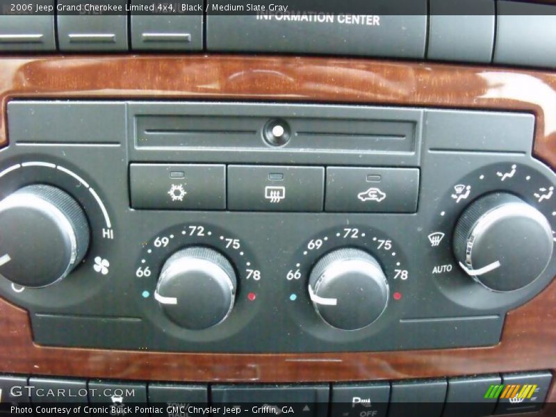 Black / Medium Slate Gray 2006 Jeep Grand Cherokee Limited 4x4