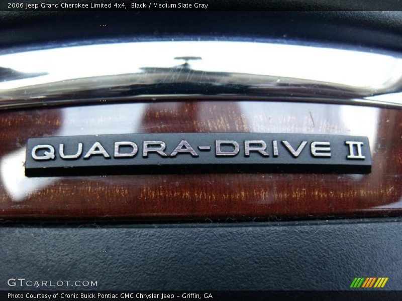 Black / Medium Slate Gray 2006 Jeep Grand Cherokee Limited 4x4