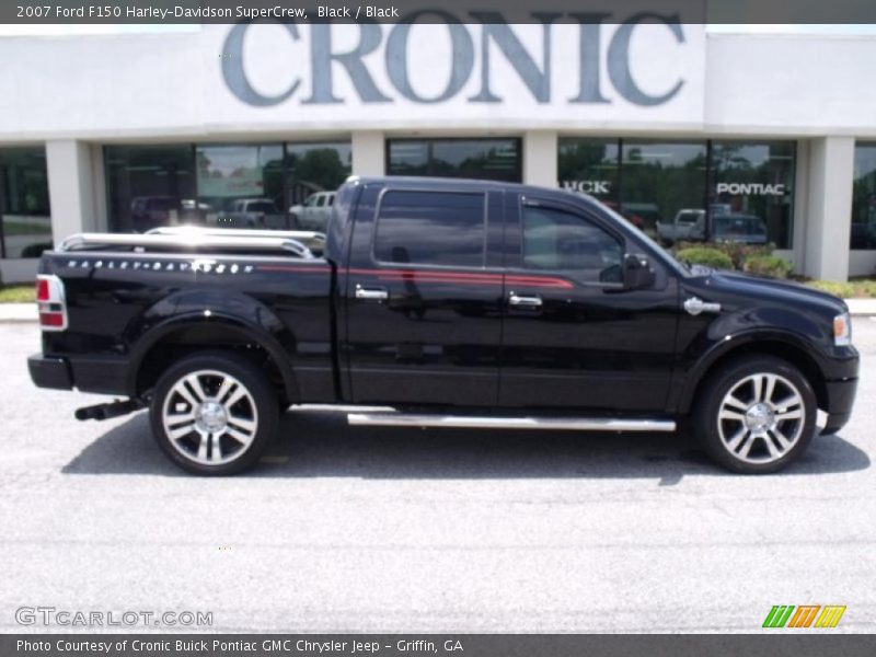 Black / Black 2007 Ford F150 Harley-Davidson SuperCrew
