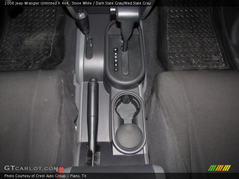Stone White / Dark Slate Gray/Med Slate Gray 2008 Jeep Wrangler Unlimited X 4x4