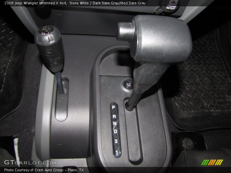 Stone White / Dark Slate Gray/Med Slate Gray 2008 Jeep Wrangler Unlimited X 4x4