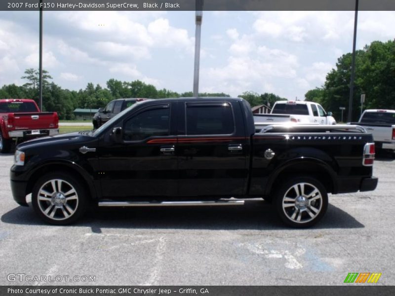 Black / Black 2007 Ford F150 Harley-Davidson SuperCrew