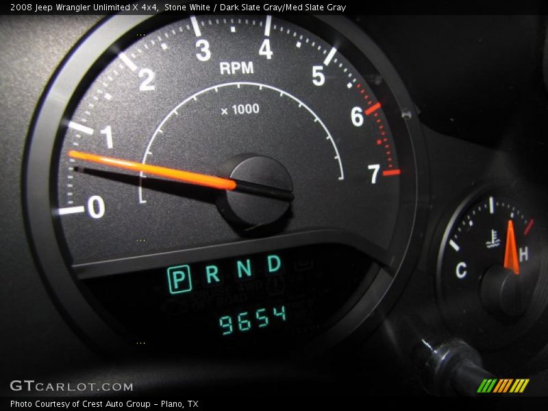 Stone White / Dark Slate Gray/Med Slate Gray 2008 Jeep Wrangler Unlimited X 4x4