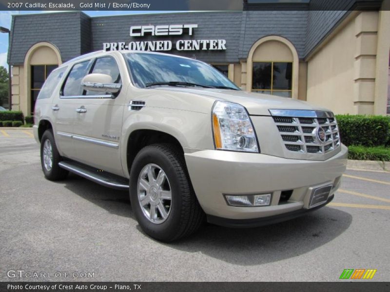 Gold Mist / Ebony/Ebony 2007 Cadillac Escalade