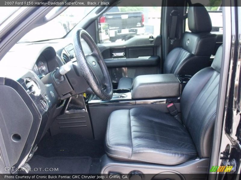  2007 F150 Harley-Davidson SuperCrew Black Interior