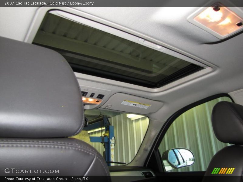 Gold Mist / Ebony/Ebony 2007 Cadillac Escalade