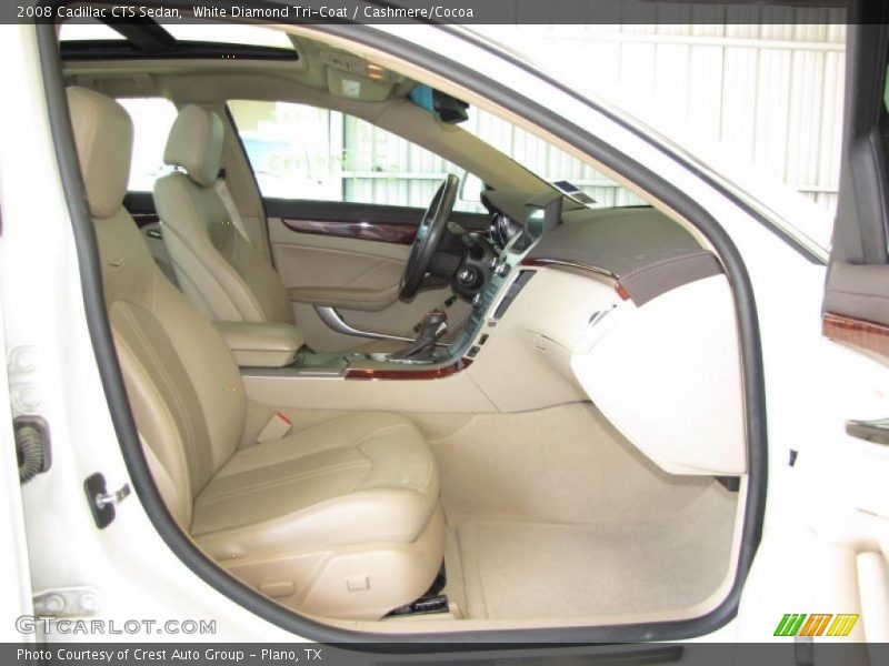 White Diamond Tri-Coat / Cashmere/Cocoa 2008 Cadillac CTS Sedan