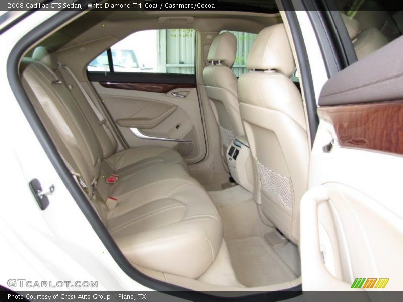 White Diamond Tri-Coat / Cashmere/Cocoa 2008 Cadillac CTS Sedan