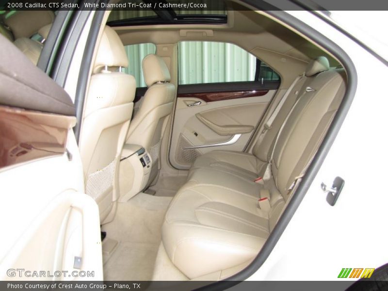 White Diamond Tri-Coat / Cashmere/Cocoa 2008 Cadillac CTS Sedan