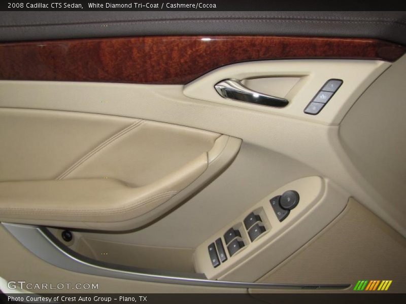 White Diamond Tri-Coat / Cashmere/Cocoa 2008 Cadillac CTS Sedan