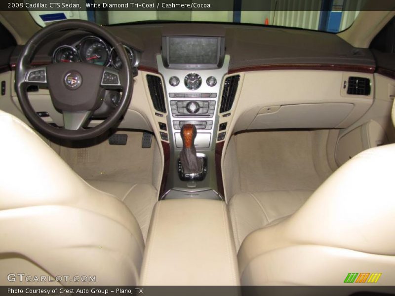 White Diamond Tri-Coat / Cashmere/Cocoa 2008 Cadillac CTS Sedan