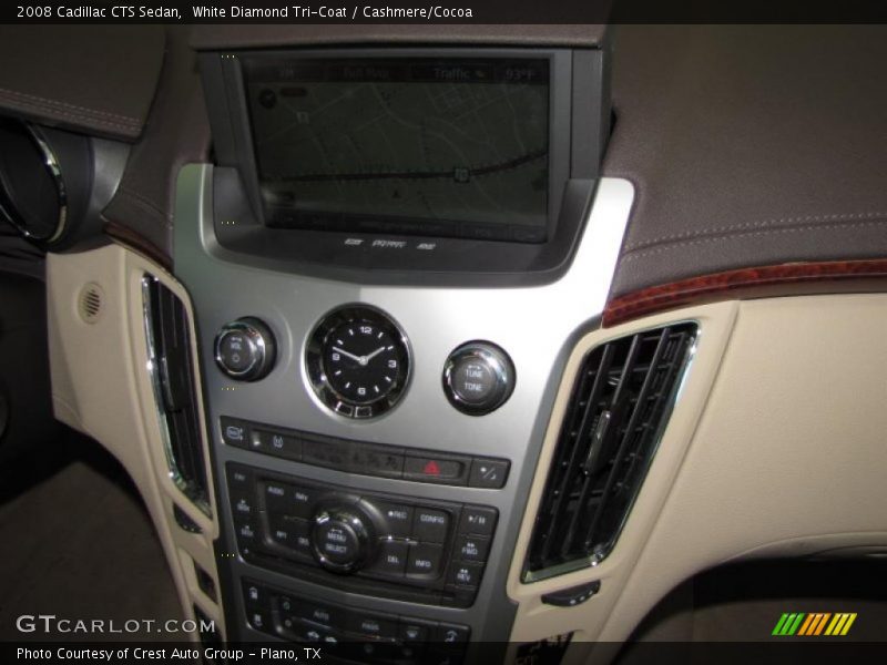 White Diamond Tri-Coat / Cashmere/Cocoa 2008 Cadillac CTS Sedan