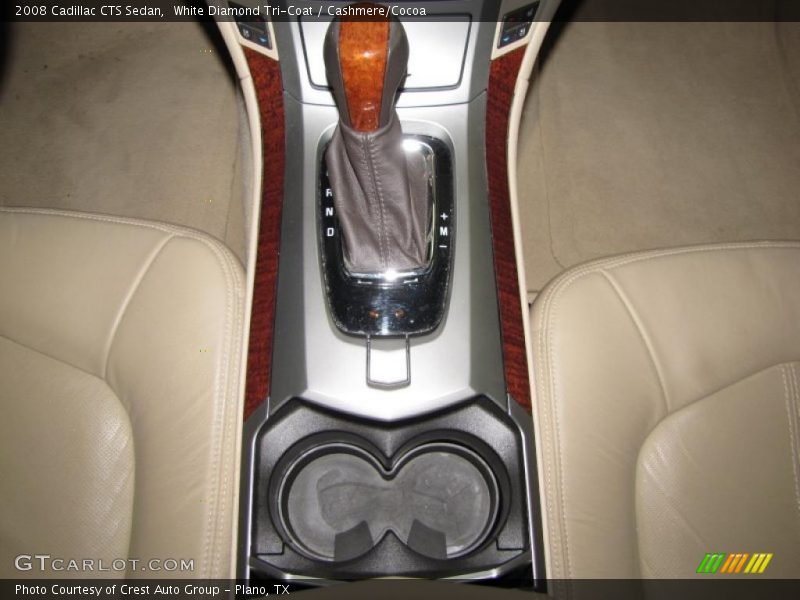 White Diamond Tri-Coat / Cashmere/Cocoa 2008 Cadillac CTS Sedan