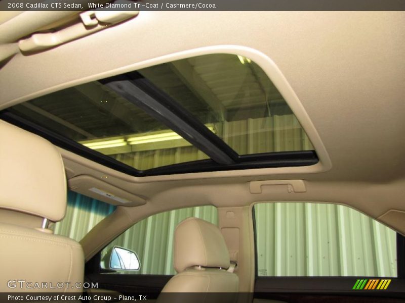 White Diamond Tri-Coat / Cashmere/Cocoa 2008 Cadillac CTS Sedan