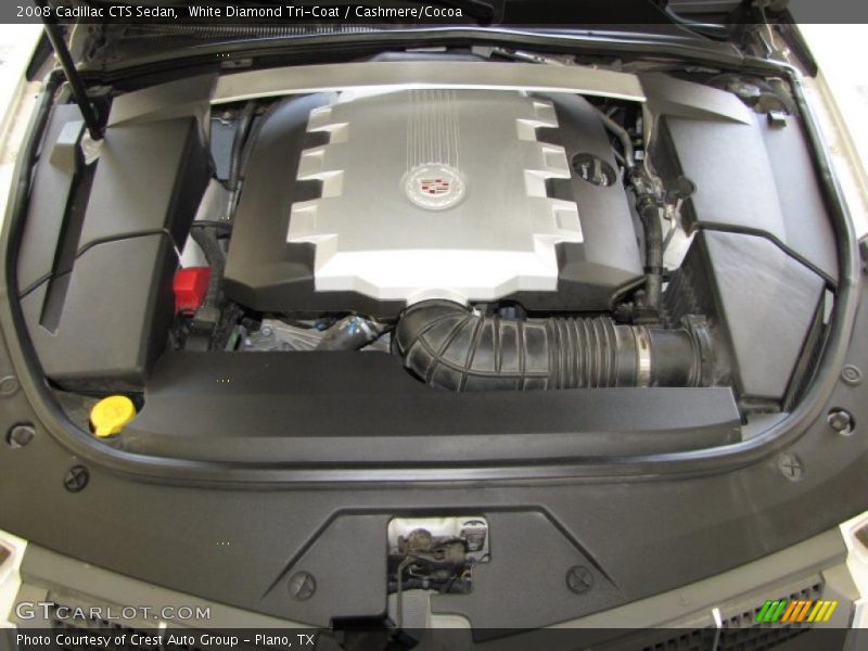 White Diamond Tri-Coat / Cashmere/Cocoa 2008 Cadillac CTS Sedan