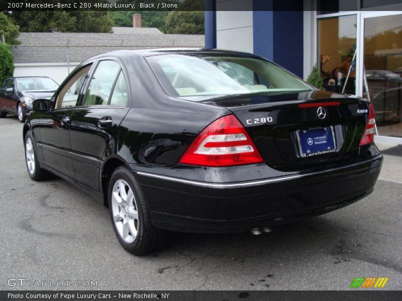 Black / Stone 2007 Mercedes-Benz C 280 4Matic Luxury