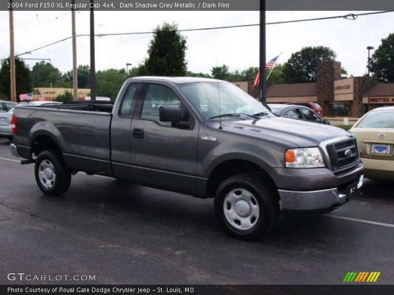 Dark Shadow Grey Metallic / Dark Flint 2004 Ford F150 XL Regular Cab 4x4