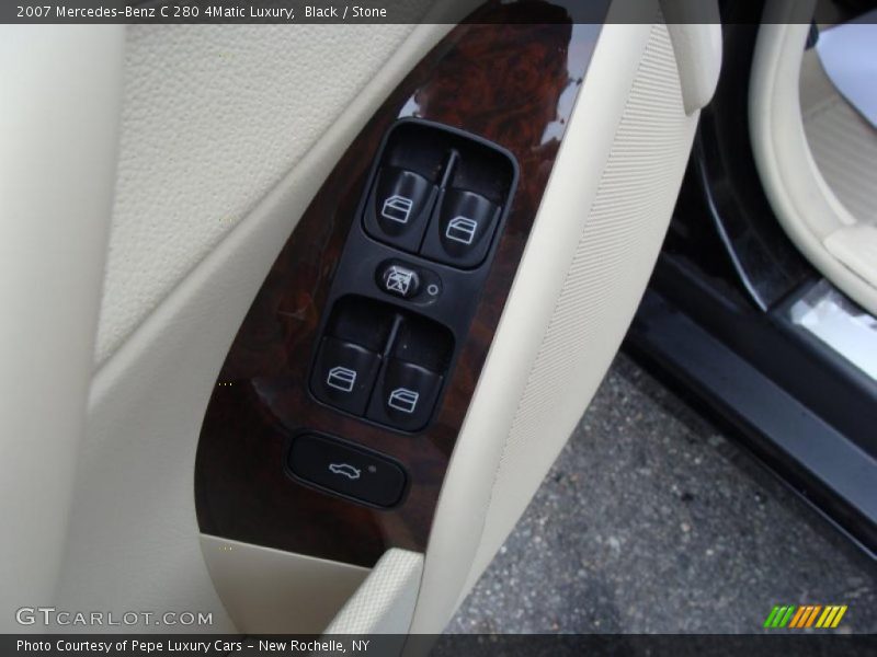 Black / Stone 2007 Mercedes-Benz C 280 4Matic Luxury