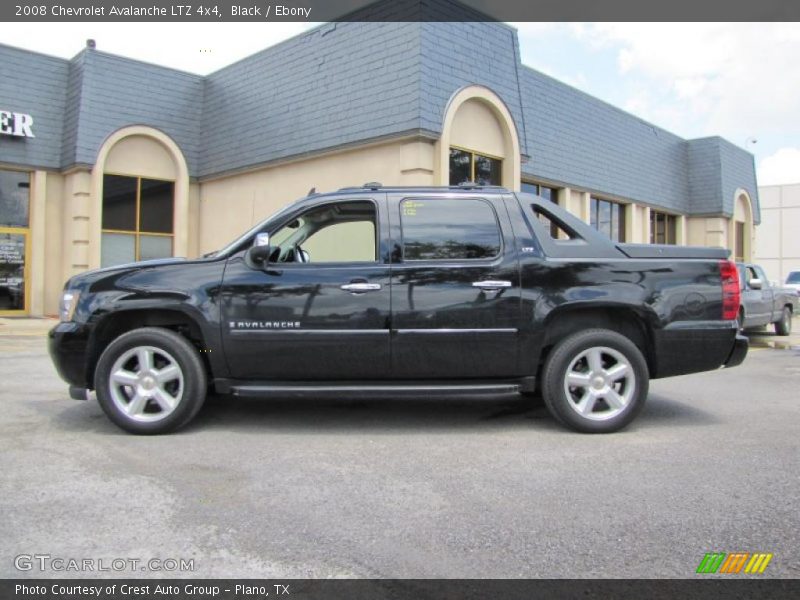 Black / Ebony 2008 Chevrolet Avalanche LTZ 4x4