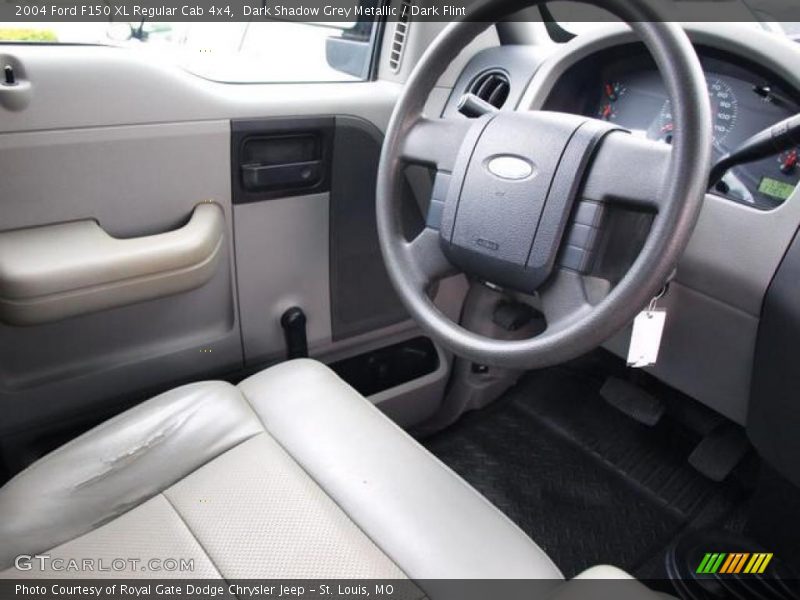 Dark Shadow Grey Metallic / Dark Flint 2004 Ford F150 XL Regular Cab 4x4