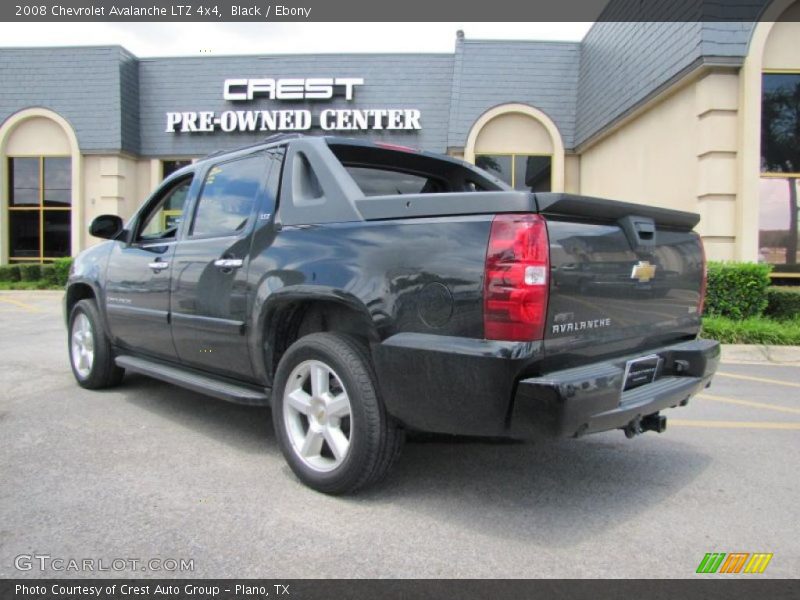 Black / Ebony 2008 Chevrolet Avalanche LTZ 4x4