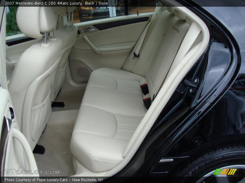 Black / Stone 2007 Mercedes-Benz C 280 4Matic Luxury