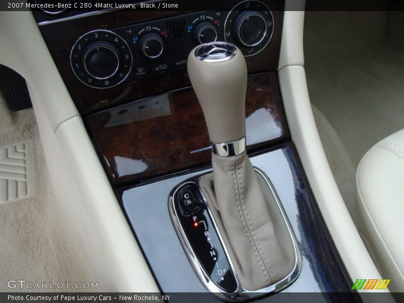 Black / Stone 2007 Mercedes-Benz C 280 4Matic Luxury