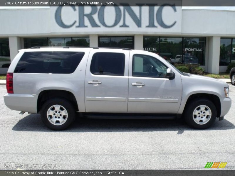 Silver Birch Metallic / Ebony 2007 Chevrolet Suburban 1500 LT