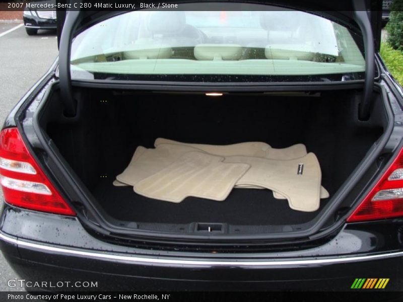 Black / Stone 2007 Mercedes-Benz C 280 4Matic Luxury
