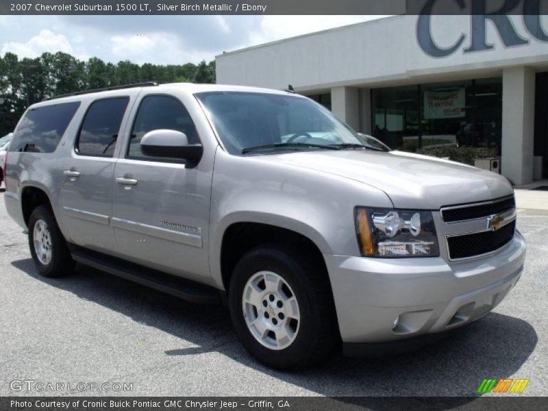 Silver Birch Metallic / Ebony 2007 Chevrolet Suburban 1500 LT