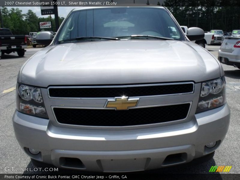Silver Birch Metallic / Ebony 2007 Chevrolet Suburban 1500 LT