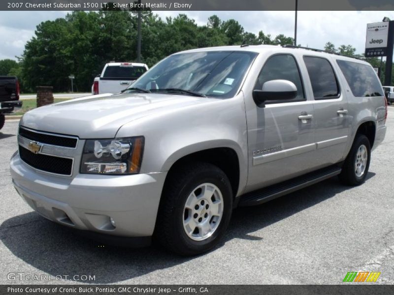 Silver Birch Metallic / Ebony 2007 Chevrolet Suburban 1500 LT