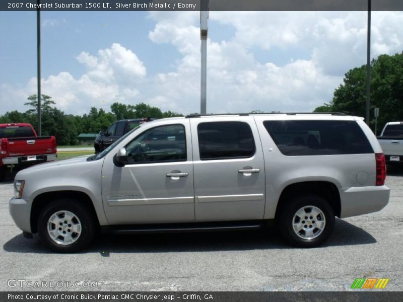Silver Birch Metallic / Ebony 2007 Chevrolet Suburban 1500 LT