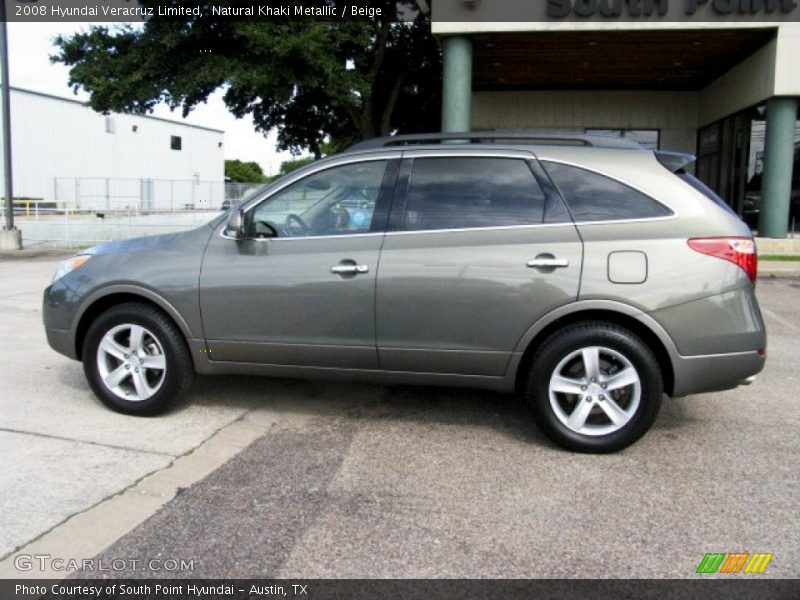 Natural Khaki Metallic / Beige 2008 Hyundai Veracruz Limited