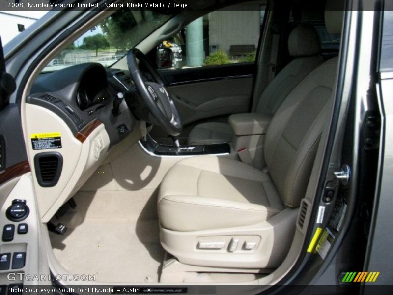 Natural Khaki Metallic / Beige 2008 Hyundai Veracruz Limited