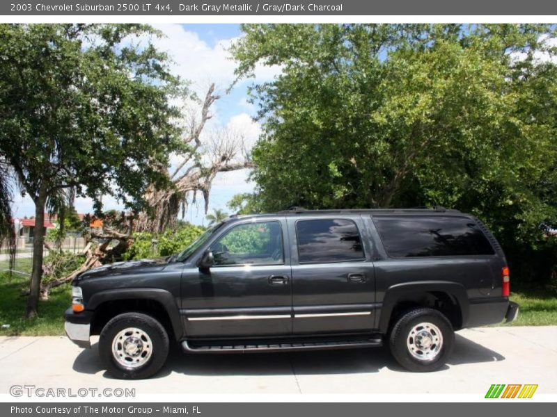 Dark Gray Metallic / Gray/Dark Charcoal 2003 Chevrolet Suburban 2500 LT 4x4