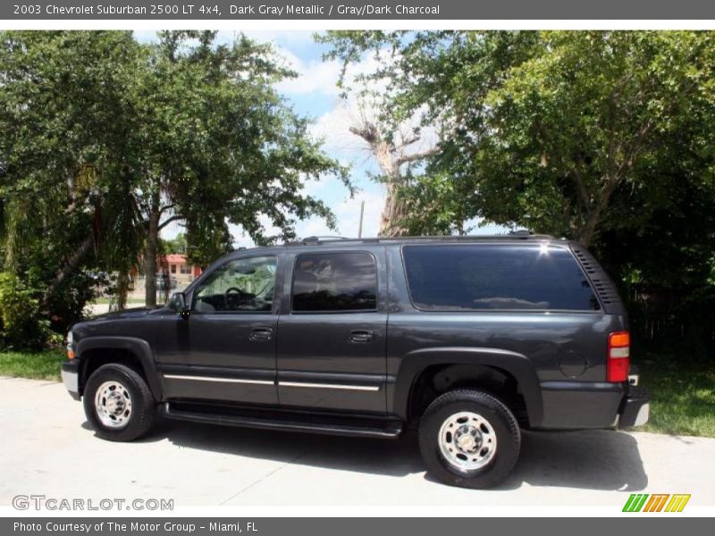 Dark Gray Metallic / Gray/Dark Charcoal 2003 Chevrolet Suburban 2500 LT 4x4