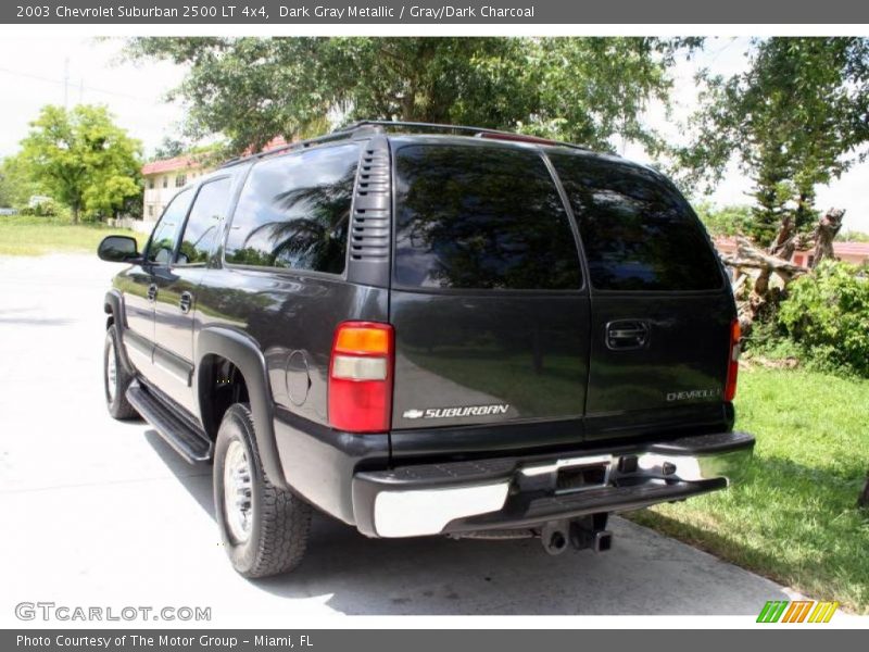 Dark Gray Metallic / Gray/Dark Charcoal 2003 Chevrolet Suburban 2500 LT 4x4