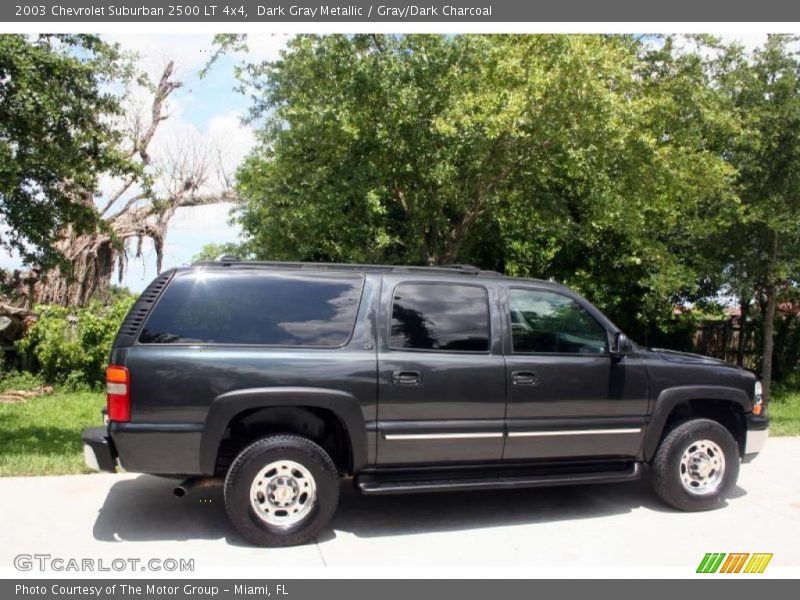 Dark Gray Metallic / Gray/Dark Charcoal 2003 Chevrolet Suburban 2500 LT 4x4