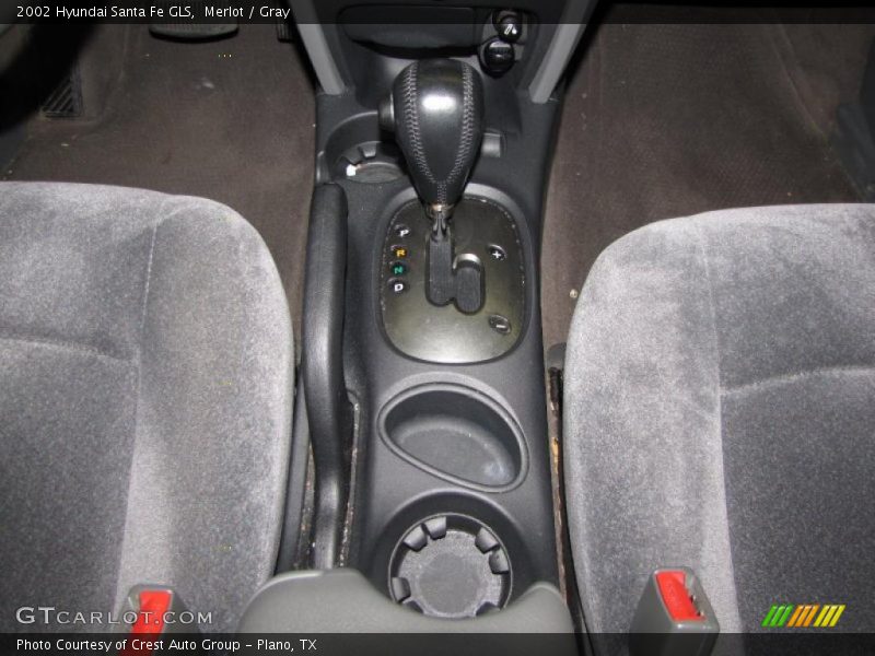 Merlot / Gray 2002 Hyundai Santa Fe GLS