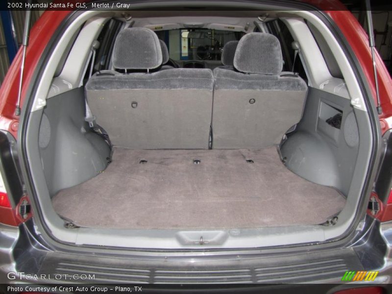 Merlot / Gray 2002 Hyundai Santa Fe GLS