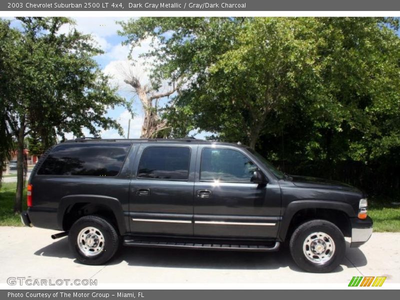 Dark Gray Metallic / Gray/Dark Charcoal 2003 Chevrolet Suburban 2500 LT 4x4