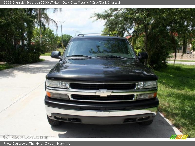 Dark Gray Metallic / Gray/Dark Charcoal 2003 Chevrolet Suburban 2500 LT 4x4