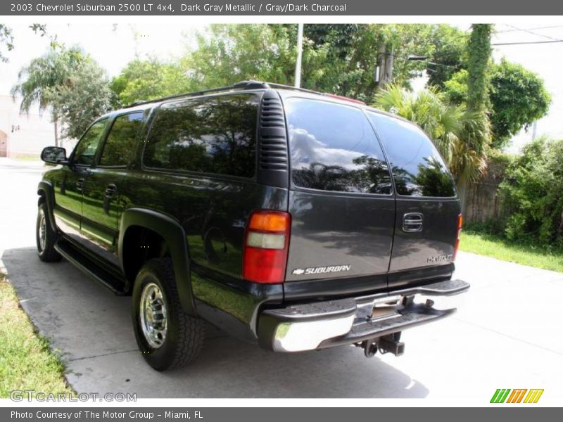 Dark Gray Metallic / Gray/Dark Charcoal 2003 Chevrolet Suburban 2500 LT 4x4