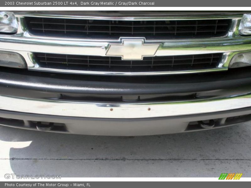 Dark Gray Metallic / Gray/Dark Charcoal 2003 Chevrolet Suburban 2500 LT 4x4