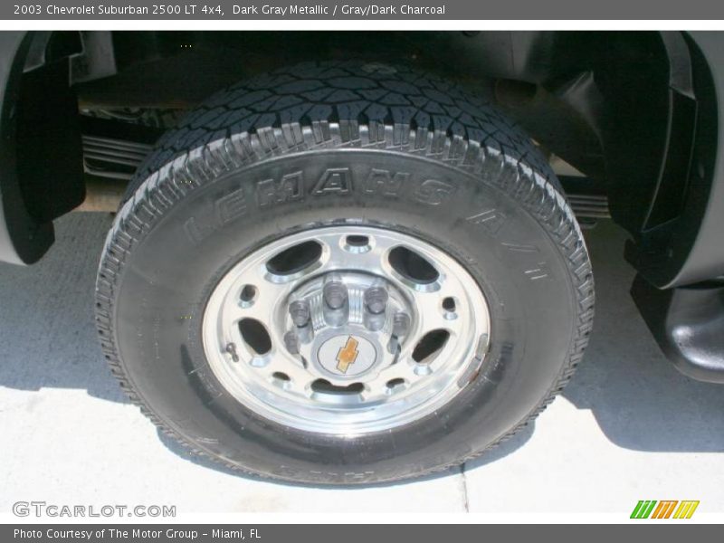 Dark Gray Metallic / Gray/Dark Charcoal 2003 Chevrolet Suburban 2500 LT 4x4