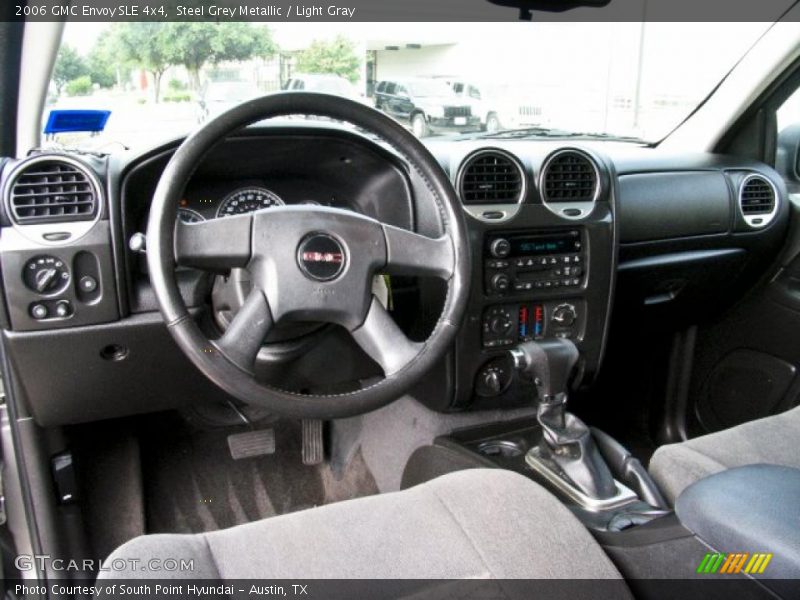 Steel Grey Metallic / Light Gray 2006 GMC Envoy SLE 4x4