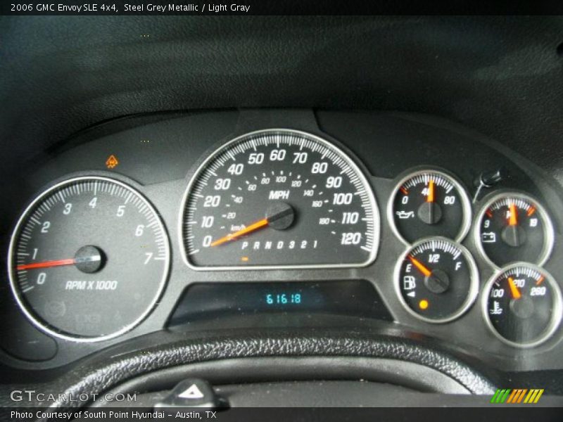 Steel Grey Metallic / Light Gray 2006 GMC Envoy SLE 4x4