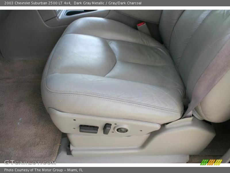 Dark Gray Metallic / Gray/Dark Charcoal 2003 Chevrolet Suburban 2500 LT 4x4