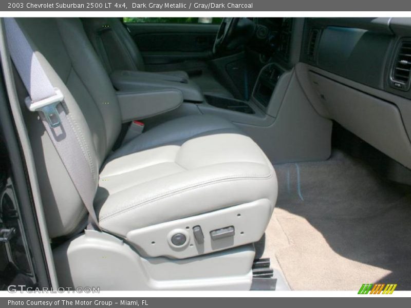 Dark Gray Metallic / Gray/Dark Charcoal 2003 Chevrolet Suburban 2500 LT 4x4